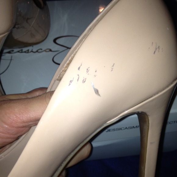🎀Nude Patent Jessica Simpson Heels 🎀 - Picture 3 of 3