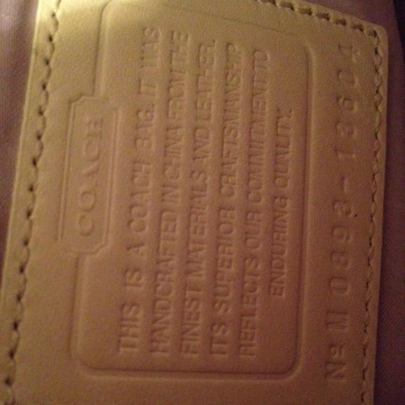 Authentic Coach Handbag - Picture 3 of 4