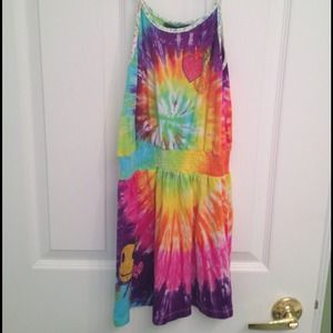 tie-dye Flowers by Zoe dress. Size small/6.