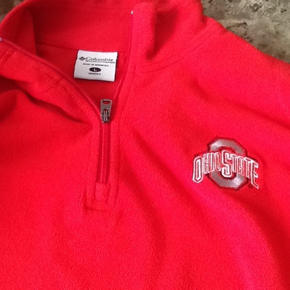 Columbia light weight Ohio State fleece