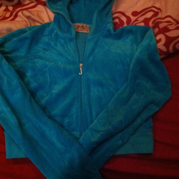 Authentic juicy couture crop velour