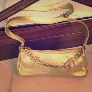 Juicy gold leather, evening bag