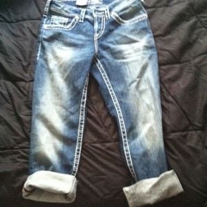 Brand new silver capris *REDUCED*
