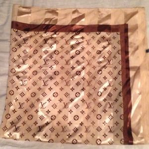 Louis Vuitton inspired silk scarf