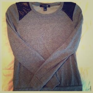 *TRADED**Forever 21 sequin shoulder top