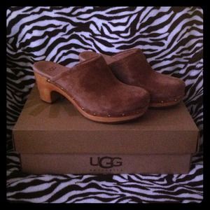 UGG Abbie Suede Clogs