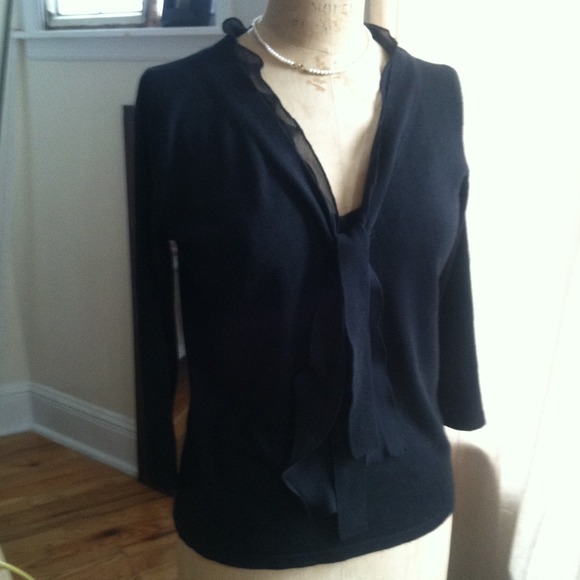 SALE!!! Banana Republic Black Cashmere Sweater
