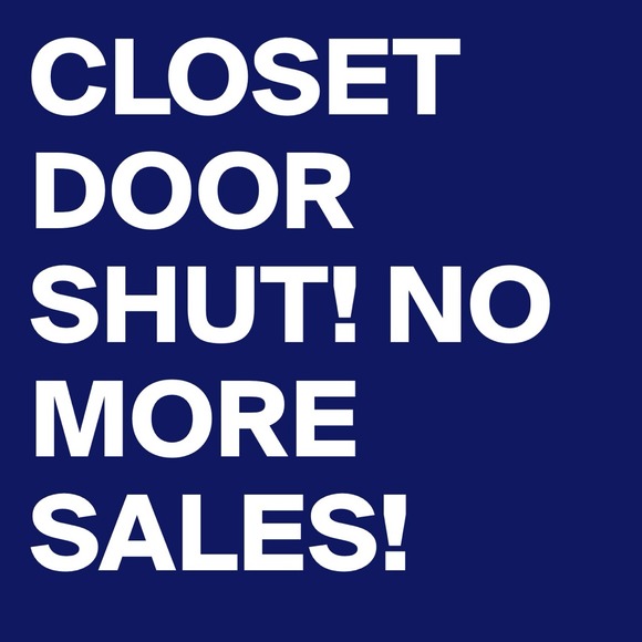 Closing my closet door.