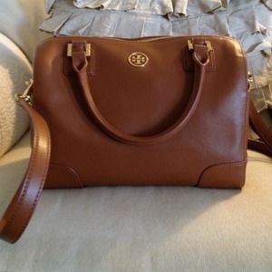 ⛔SOLD ⛔ Tory Burch Middy Satchel, Luggage Color