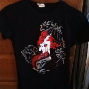 Heart broken mermaid shirt