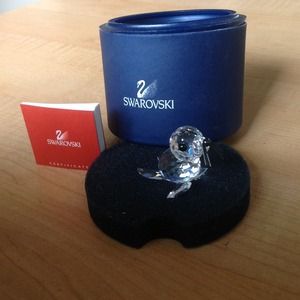 Swarovski crystal baby seal- highly collectible
