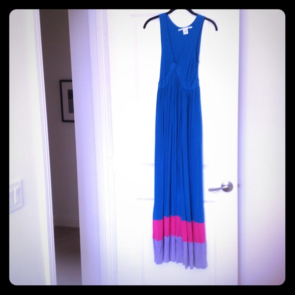 DVF maxi dress! So much fun!!