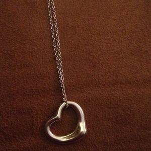 Tiffany & Co Elsa Peretti Open Heart pendant