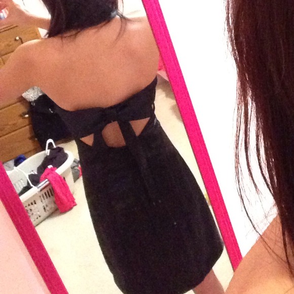 Fredericks of Hollywood black dress