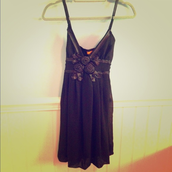 BUNDLED: Gorgeous Black Rose Dress