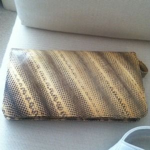 Real ostrich clutch!!