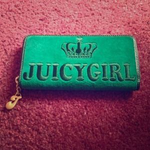 Juicy Couture green wallet