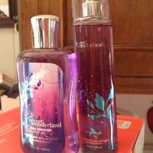 Bath & Body works shower gel and Body spray