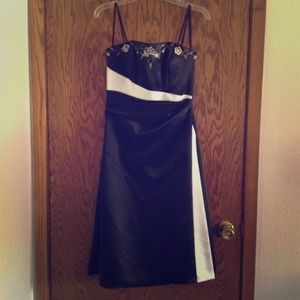 Black & White Cocktail Dress