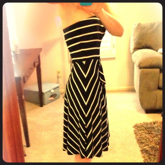 Ann Taylor Strapless Dress