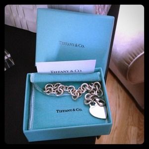 Tiffany's heart link braclet