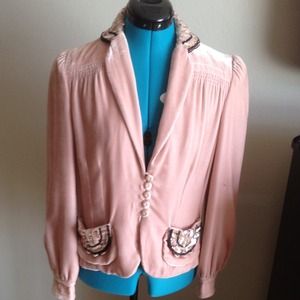 Marc Jacob Pink Velvet Blazer