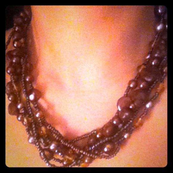 ♦️SOLD♦️Chunky Beaded Necklace