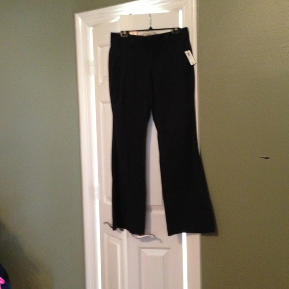 Perfect super flare khakis in navy