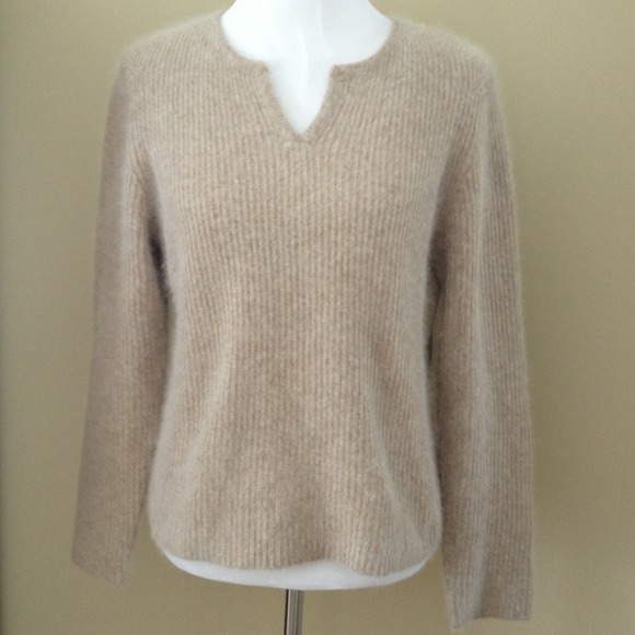 Angora/lambs wool sweater