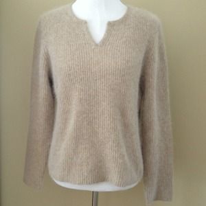 Angora/lambs wool sweater