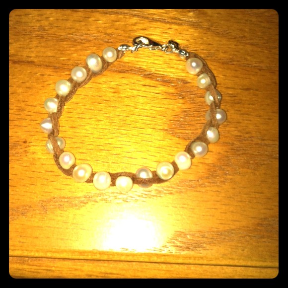 Peal and rope bracelet from American Eagle!