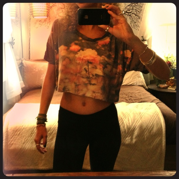 Truly madly deeply crop top