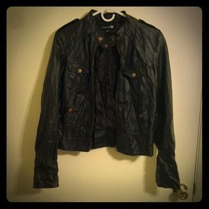 Dark Brown leather jacket