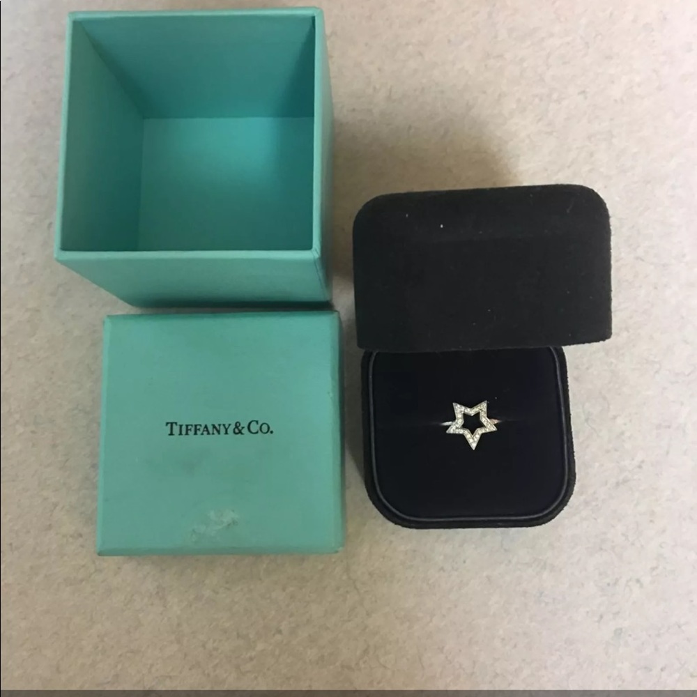 Authentic Tiffany&Co. Star ring