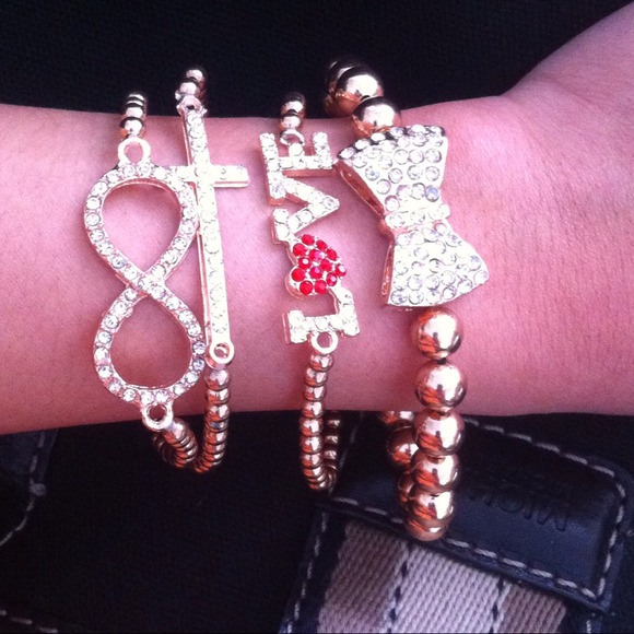 FOUR ROSE GOLD Arm Candy Bundle!