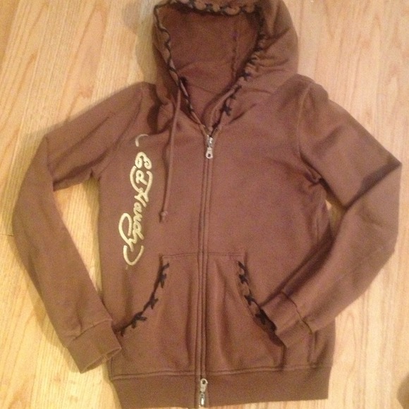 Ed hardy zip hoodie