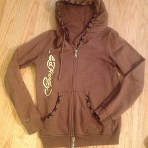 Ed hardy zip hoodie
