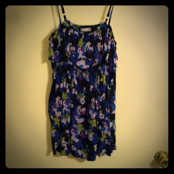 Flowered baby doll top