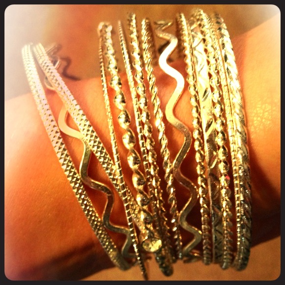 Brand new silver bangles
