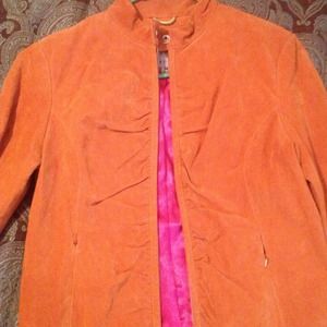 ❄A Orange Wilsons Leather Maxima Jacket❄