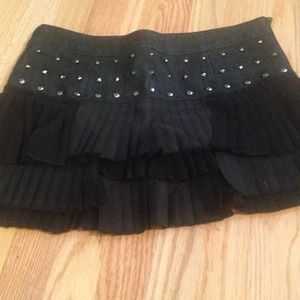 Twelve by twelve studded ruffle skirt