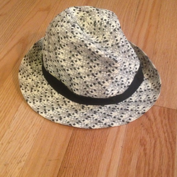 Black and white hat