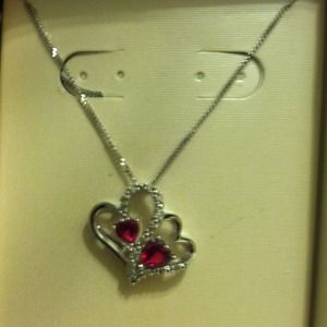 Sterling silver and lab created pink ice stones