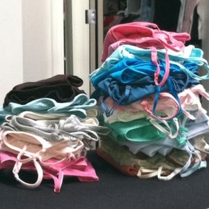 All different colored camis