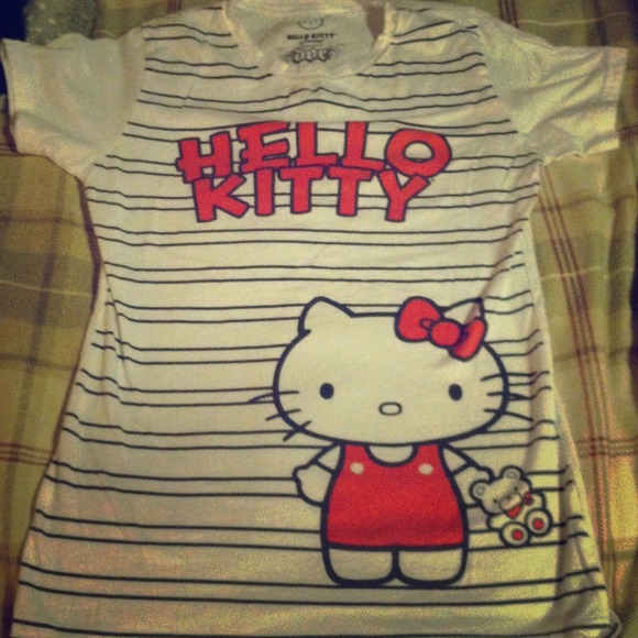 Striped Hello Kitty T-Shirt!