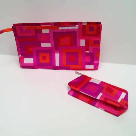 💐SALE Clinique Pop Art Mod Squares Cosmetics Bags