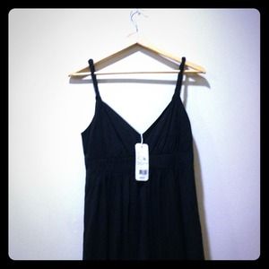 Akris 100% Black Fleece Wool Dress
