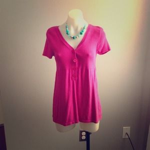 Hot Pink Tunic Top