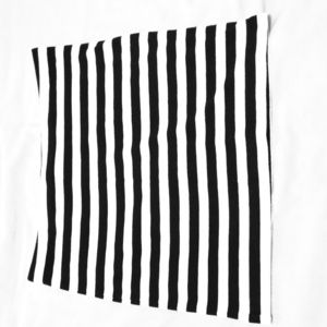 Basic Black & White Striped Skirt
