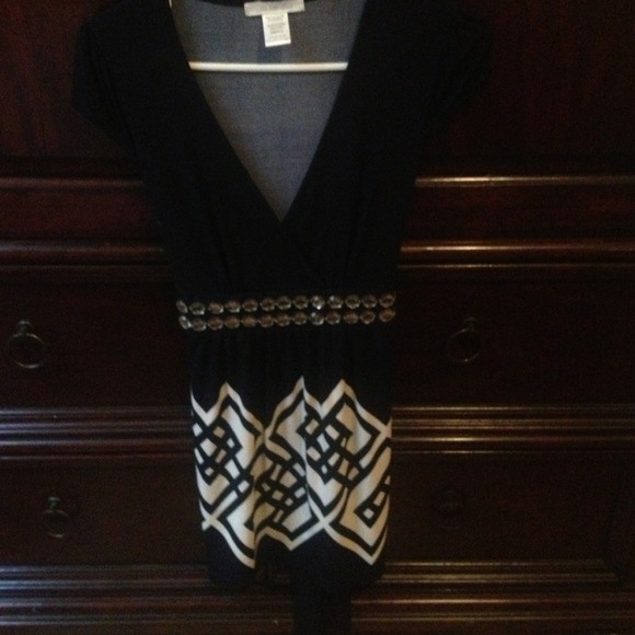 Jewel tie back top charlotte russe